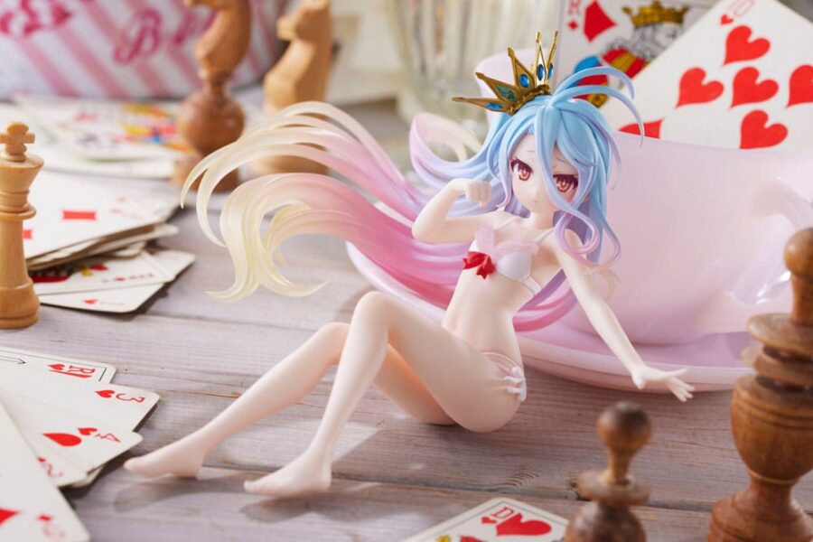 No Game No Life, Aqua Float Girls, Shiro originaalfiguur, 15cm - Image 5