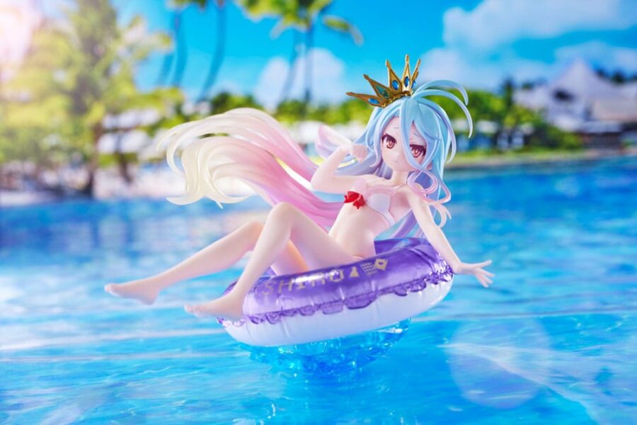 No Game No Life, Aqua Float Girls, Shiro originaalfiguur, 15cm - Image 3