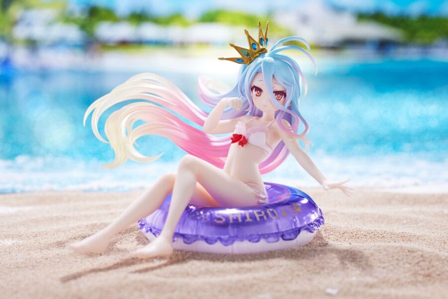 No Game No Life, Aqua Float Girls, Shiro originaalfiguur, 15cm - Image 4