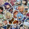 Genshin Impact Anime kleepsud 5x5cm, juhuslik valik - Image 2