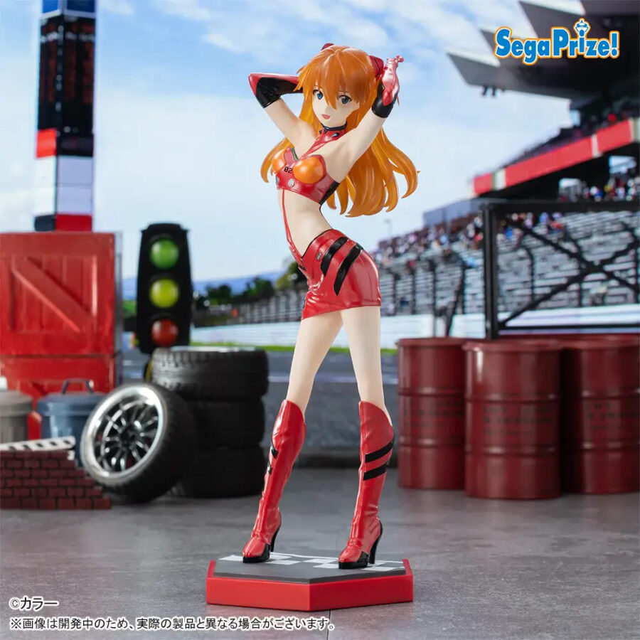 Evangelion Racing Luminasta Shikinami Asuka Langley originaaliguur, 15cm