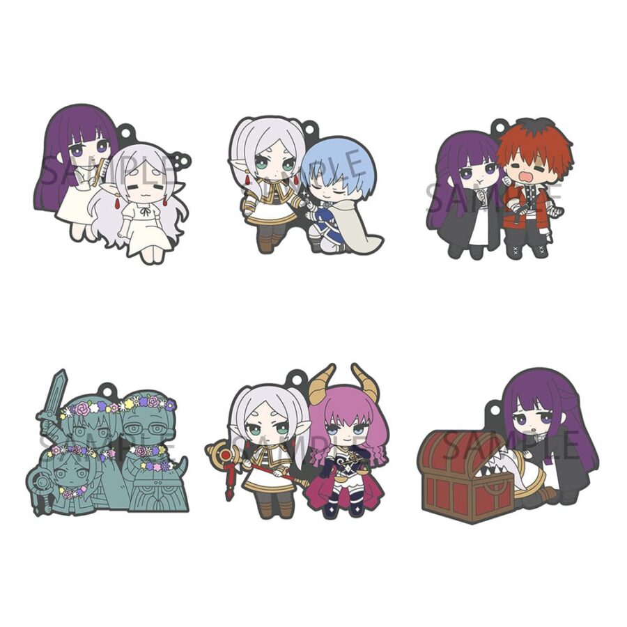 Frieren: Beyond Journey's End mystery rubber charms, 6 cm