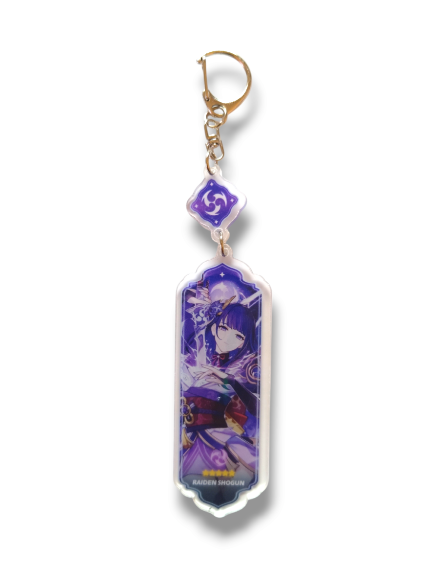 Genshin Impact Electro Keychain 8cm - Image 4