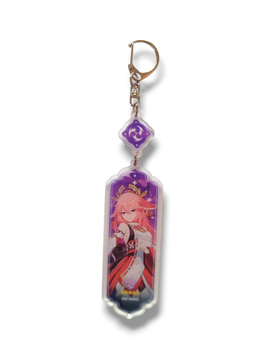 Genshin Impact Electro Keychain 8cm - Image 2