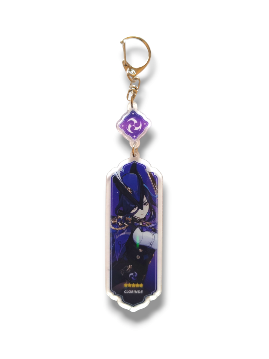 Genshin Impact Electro Keychain 8cm - Image 3