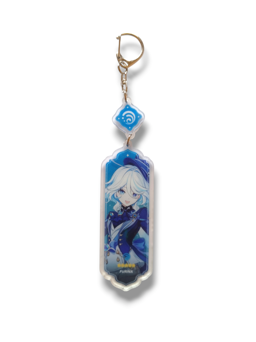 Genshin Impact Hydro Keychain 8cm - Image 4