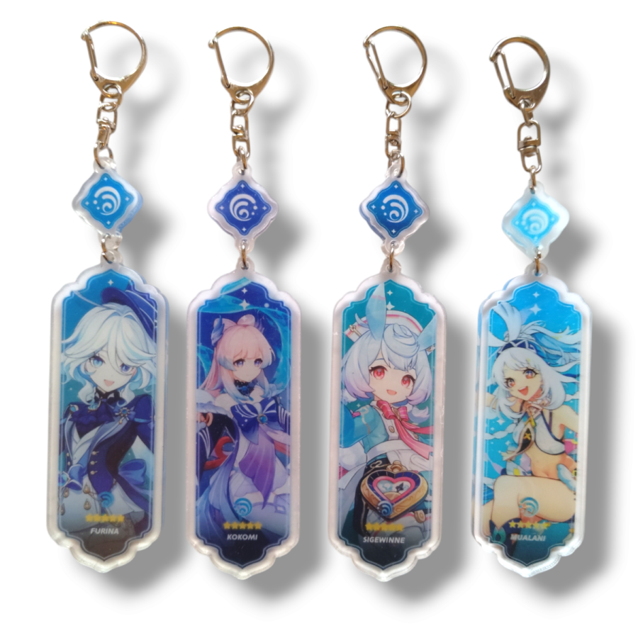 Genshin Impact Hydro Keychain 8cm