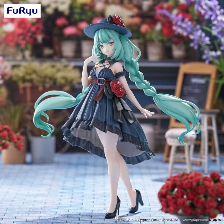 Hatsune Miku Trio-Try-iT Outing Dress, originaalfiguur 19 cm