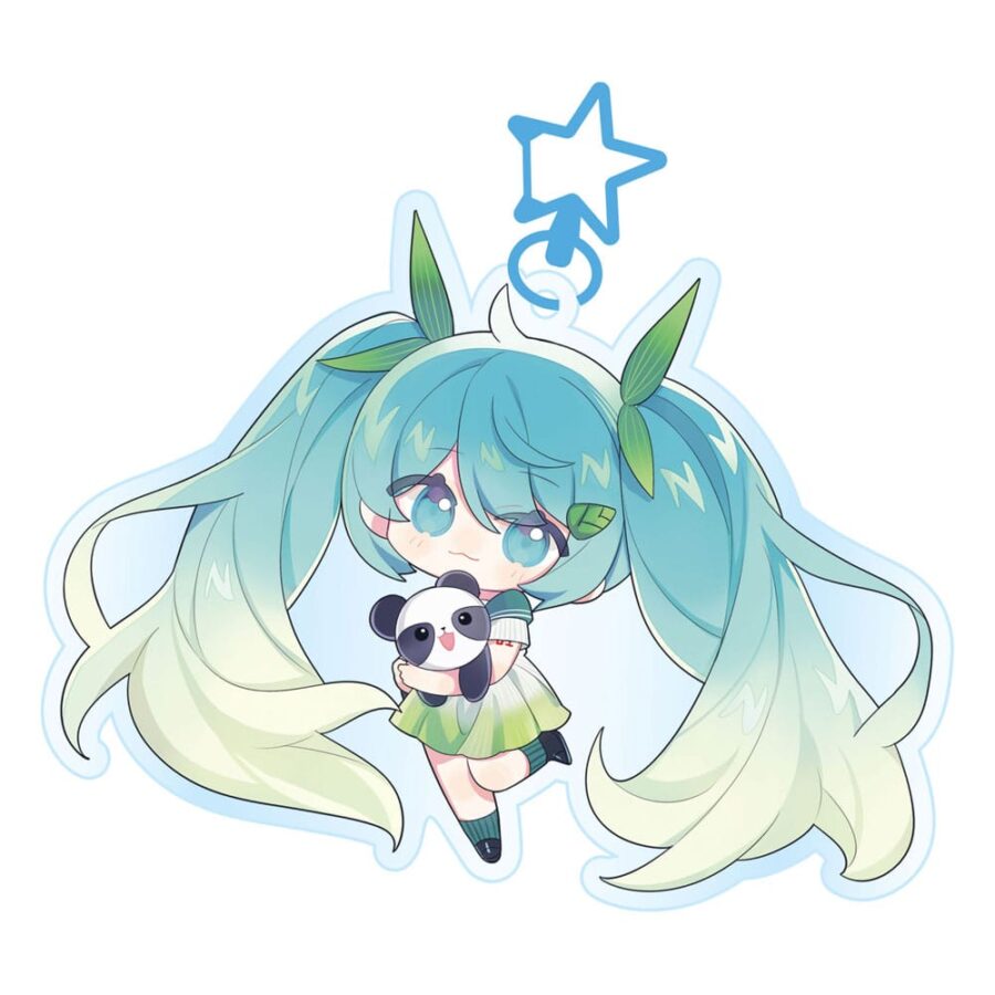 Hatsune Miku Acrylic Keychain Kawaii Spring Time 7cm