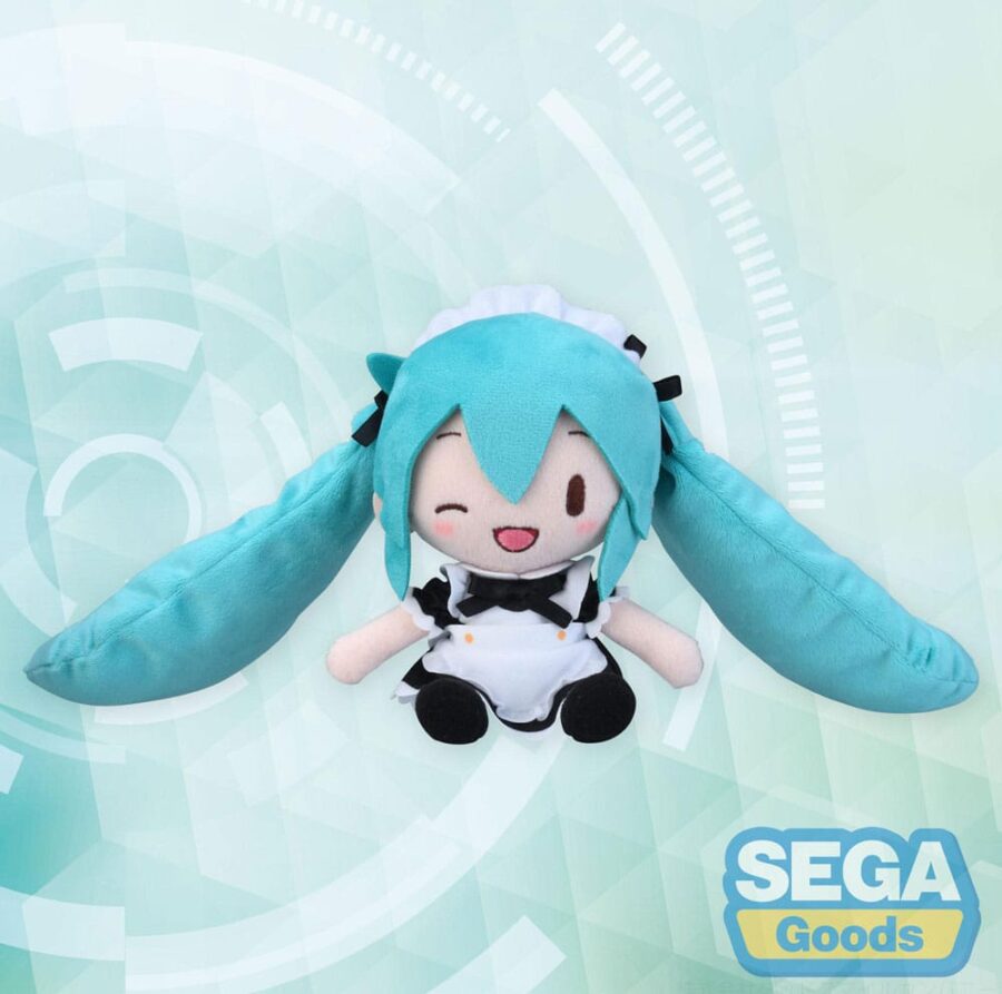 Hatsune Miku Project Diva Arcade Fuwa Petit Miku Maid Ver. plush 16 cm