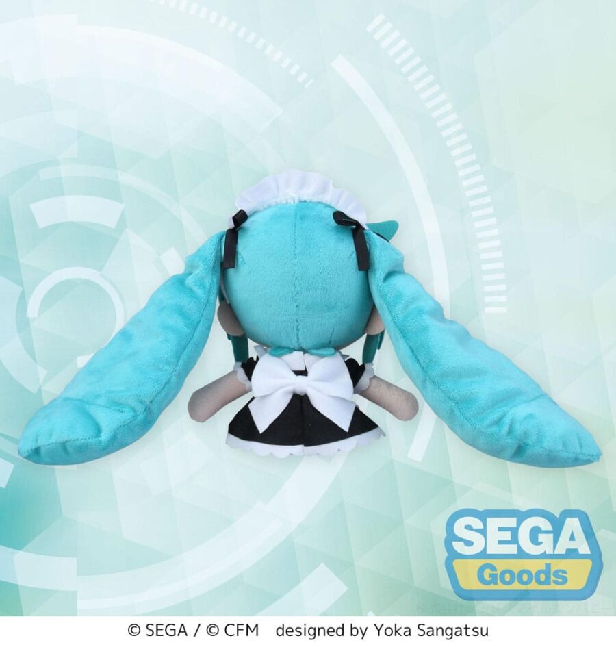 Hatsune Miku Project Diva Arcade Fuwa Petit Miku Maid Ver. pehmik 16 cm - Image 2