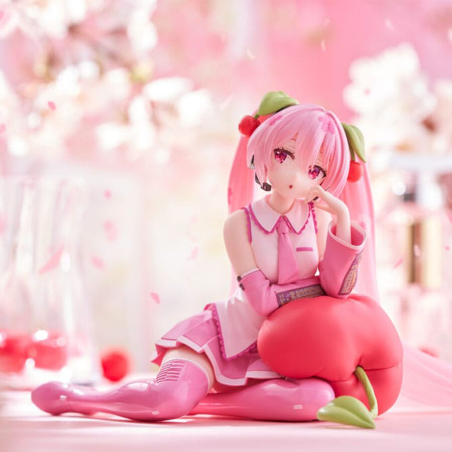 Hatsune Miku Sakura Miku Cherry Cushion Ver. figure 13 cm - Image 4