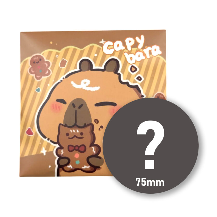 Capybara Mystery Anime Pin 75mm