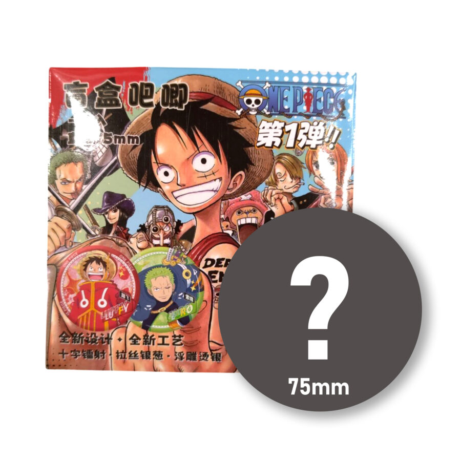 One Piece Mystery Anime Pin 75mm