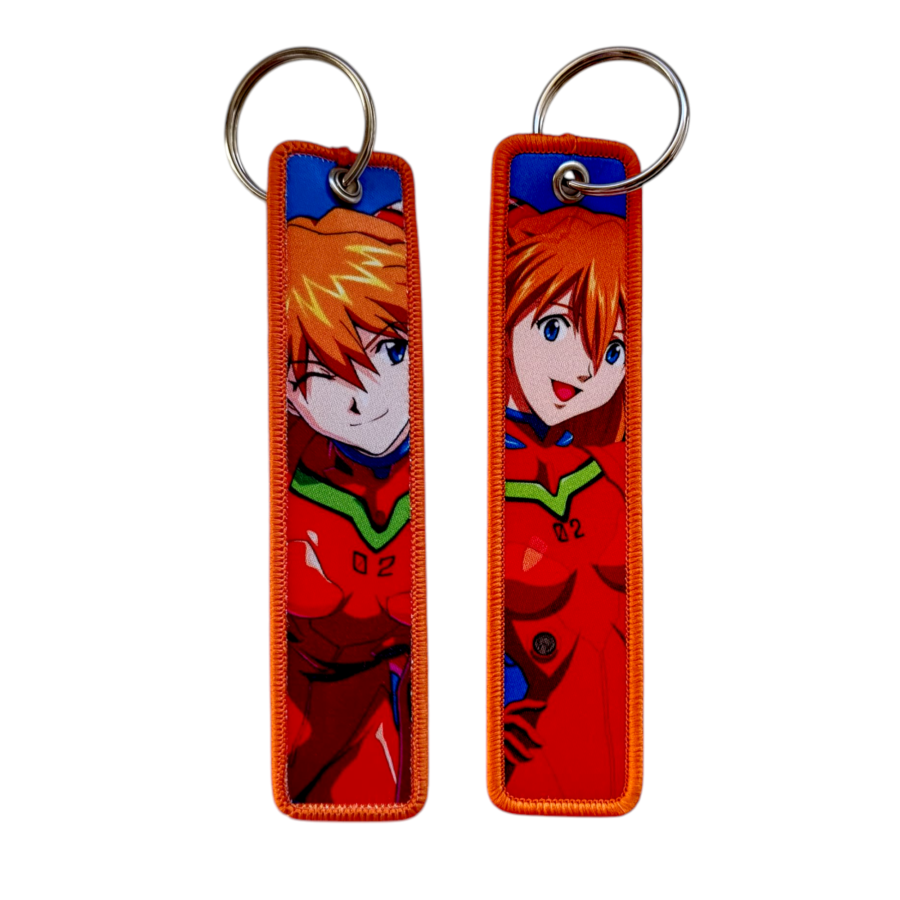 Evangelion, Asuka Langley Soryu Anime Keychain Tag 7cm