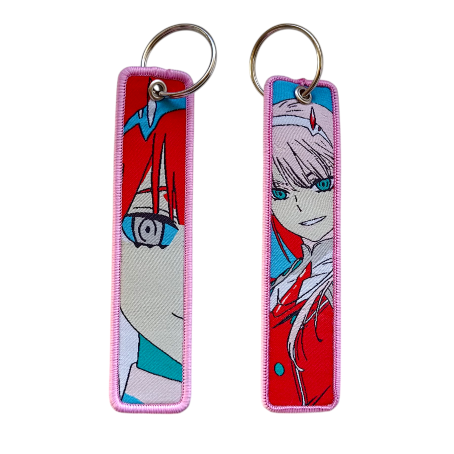 Darling in the Franxx, Zero Two Anime Keychain Tag 7cm