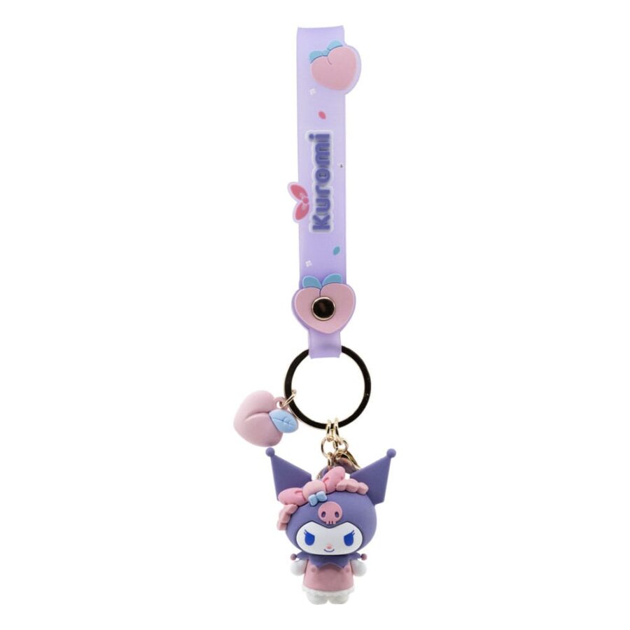 Sanrio Peach Series Keychain with Hand Strap 16cm - Image 4