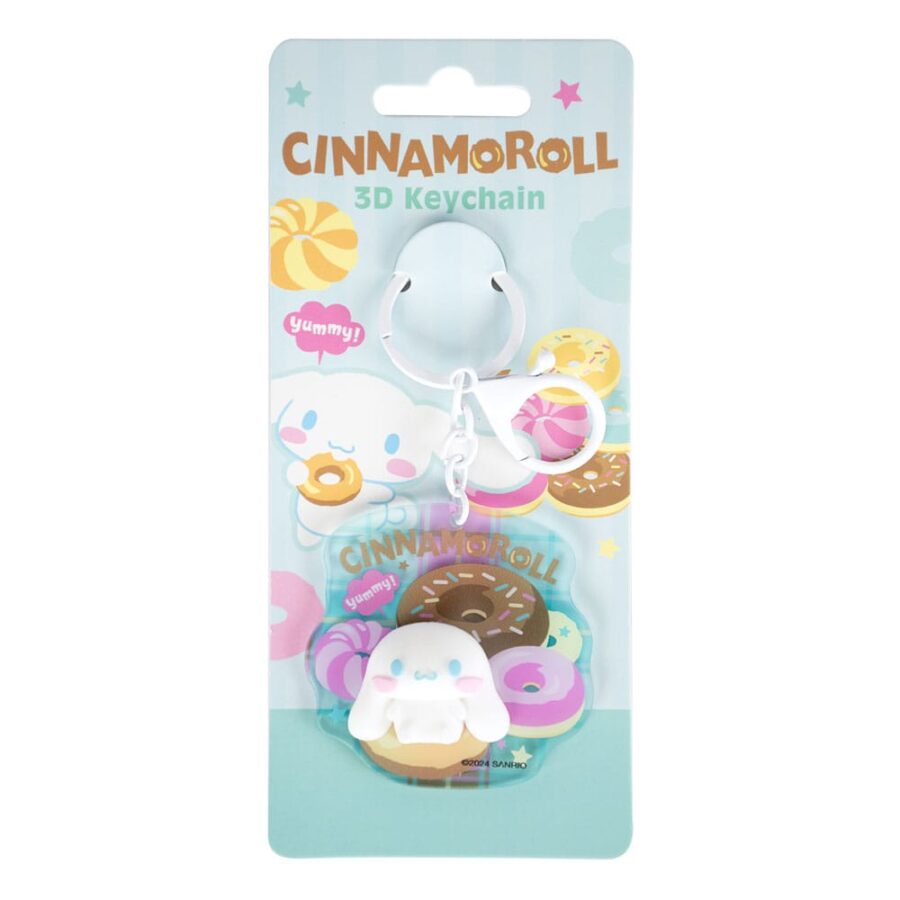 Sanrio 3D Akrüülist Võtmehoidja – Cinnamoroll - Image 2