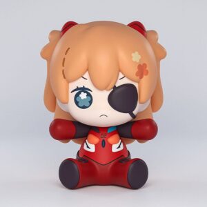 Neon Genesis Evangelion, Huggy Good Smile Chibi Figure Asuka Shikinami Langley: Eye Patch Ver 7 cm