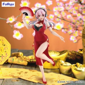 Super Sonico Trio Try iT Figure China Dress Ver. Original Figure 21cm