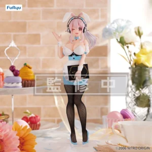 “Super Sonico” BiCute Bunnies Figure Waitress Light Blue Color Ver. Figure 28cm