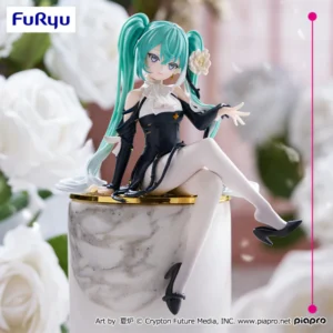 Hatsune Miku Original Figure Noodle Stopper Flower Fairy White Rose Ver. 14 cm