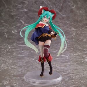 Hatsune Miku PVC Statue Hatsune Miku Wonderland Puss in Boots originaalfiguur 18 cm