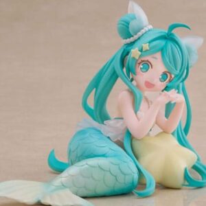 [EELTELLIMUS] Hatsune Miku Desktop Fairy PVC Statue Hatsune Miku Mermaid princess Ver. 9 cm