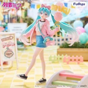 [EELTELLIMUS] Hatsune Miku Muchute PVC Figure Theme Park Date Version 19 cm