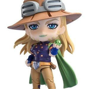 [EELTELLIMUS] JoJo's Bizarre Adventure Steel Ball Run Nendoroid Action Figure Gyro Zeppeli 10 cm