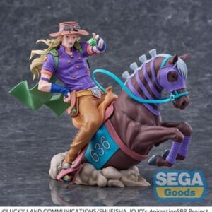 [EELTELLIMUS] JoJo's Bizarre Adventure: Steel Ball Run XrossLinkMAX PVC Figure Gyro Zeppeli 18 cm