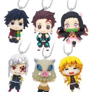 Demon Slayer: Kimetsu no Yaiba Swing Danglers Keychain 3 cm Mystery Capsule