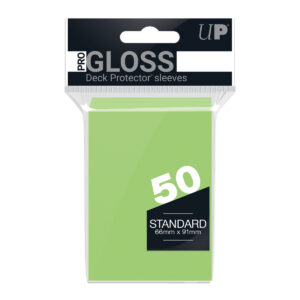 UP - Standard Sleeves Lime Green [Gloss] (50 Sleeves)
