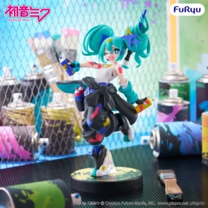 Hatsune Miku Muchute Paint Girl Another Color Ver. originaalfiguur 23 cm